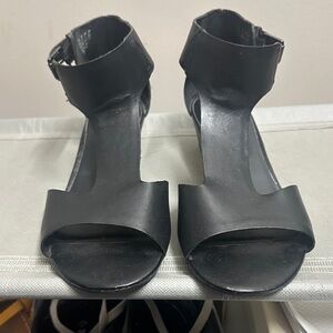 Franco Sarto Black Heeled Sandals